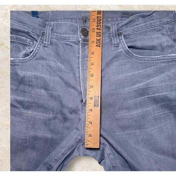 Citizens Of Humanity SID Gray Denim Jeans Size 32 Straight Leg - Picture 4 of 9